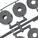 10mm (M10) MEDIUM HARD Rubber Spacers/Standoff Washers (32mm diameter)
