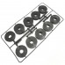 12mm (M12) Rubber Spacers/Standoff Washers (38mm diameter)