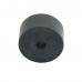 M10 (10mm), 50mm Solid Rubber Spacers, Height 25mm, black