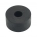M16 (16mm), 50mm Solid Rubber Spacers, Height 25mm, black