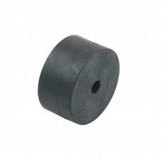 M8 (8mm), 50mm Solid Rubber Spacers, Height 25mm, black