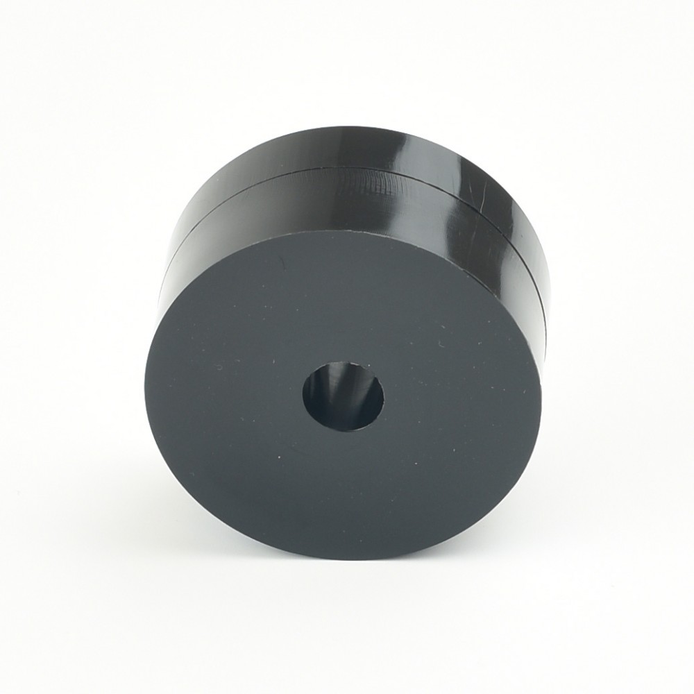 50mm Solid Nylon Spacers, Height 25mm M10 (10mm) in black