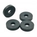 Large Rubber Washer,  Hole M16 (16.4mm), O/D 50mm, Height 10mm
