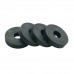 Large Rubber Washer,  Hole M16 (16.4mm), O/D 50mm, Height 10mm