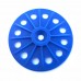 Reinforced 60mm washers for fixing Rigid Wood Fibre Insulation Boards - Blue