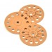 Reinforced 60mm washers for fixing Rigid Wood Fibre Insulation Boards - Brown