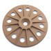 Reinforced 60mm washers for fixing Rigid Wood Fibre Insulation Boards - Brown