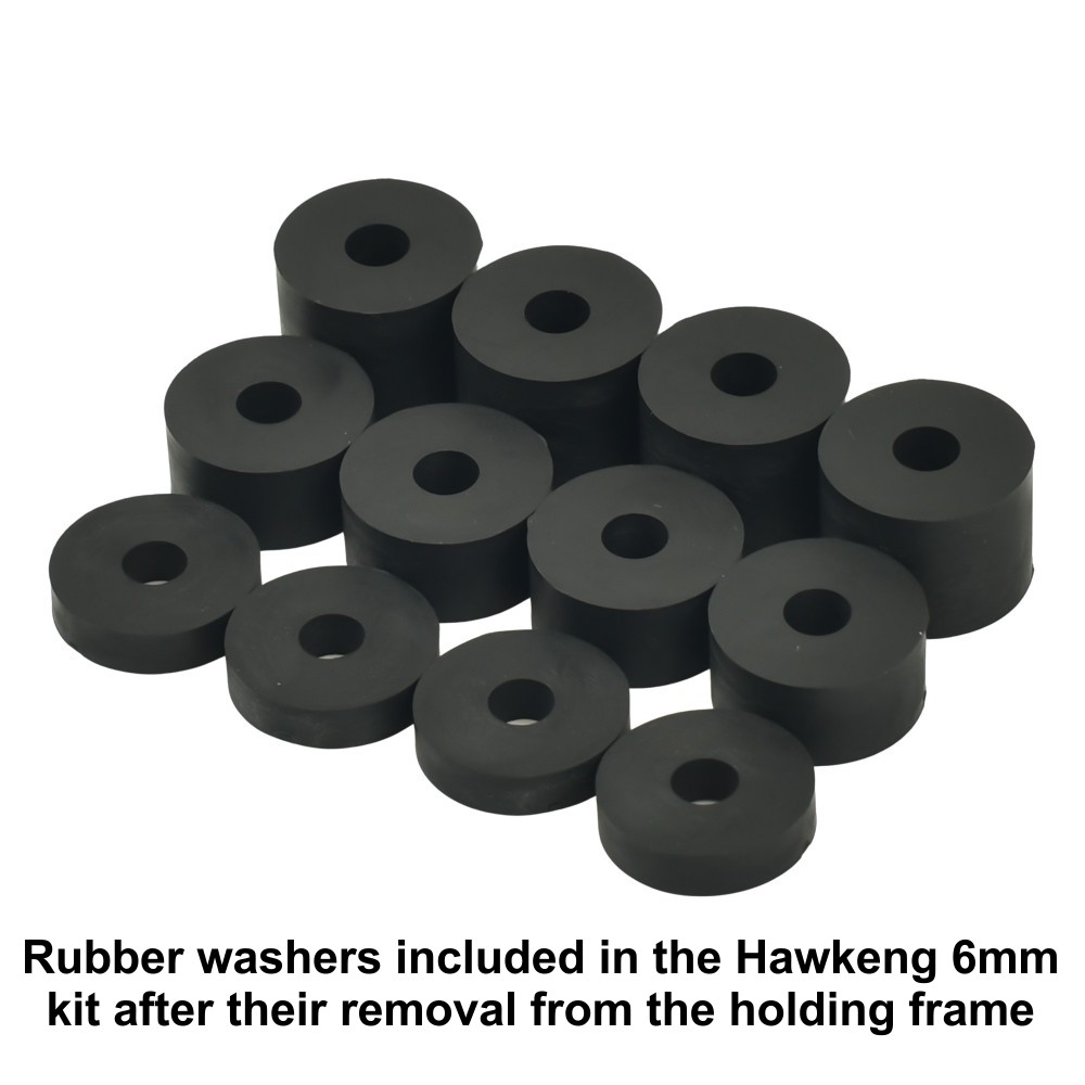 6mm Rubber Spacers