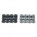 2 x 6mm Rubber Spacer Kits, especially suitable for T-LCM sim racing pedal boxes
