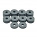 8mm (M8) SOFT Rubber Spacers (26mm diameter) Shore A 45 – Grey