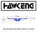 NEW - Hawkeng 35mm Flush Fit Retaining Washers