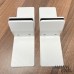 Free Standing Screen clamps for glass or acrylic sheet, 4mm to 6mm - white, 2pcs