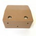 Desk partition screen clamps for glass or acrylic sheet, 4mm to 6mm - Light Brown, 2pcs